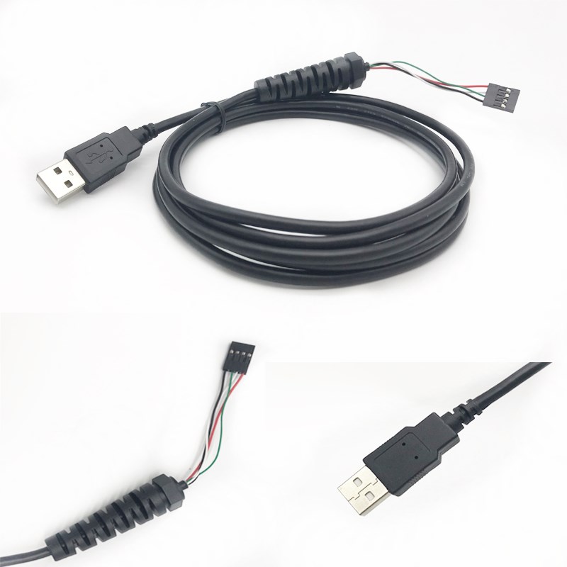 custom usb cable with strain reliefs