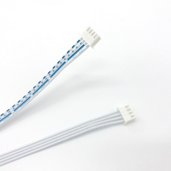 UL 2468 24AWG 4 Wires Flat Ribbon Cable with Connectors