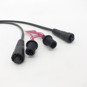 connecteur de câble imperméable à l'eau m12 5 broches mâle à femelle
