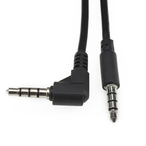 Personnalisé coude de câble audio haut-parleur 3.5 câble audio mm